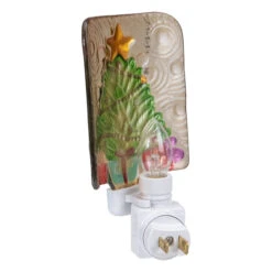 4" Green And Gold Christmas Tree Night Light 9 4" Green And Gold Christmas Tree Night Light -Christmas Decoration Store northlight tn89416 3 16453.1667488092