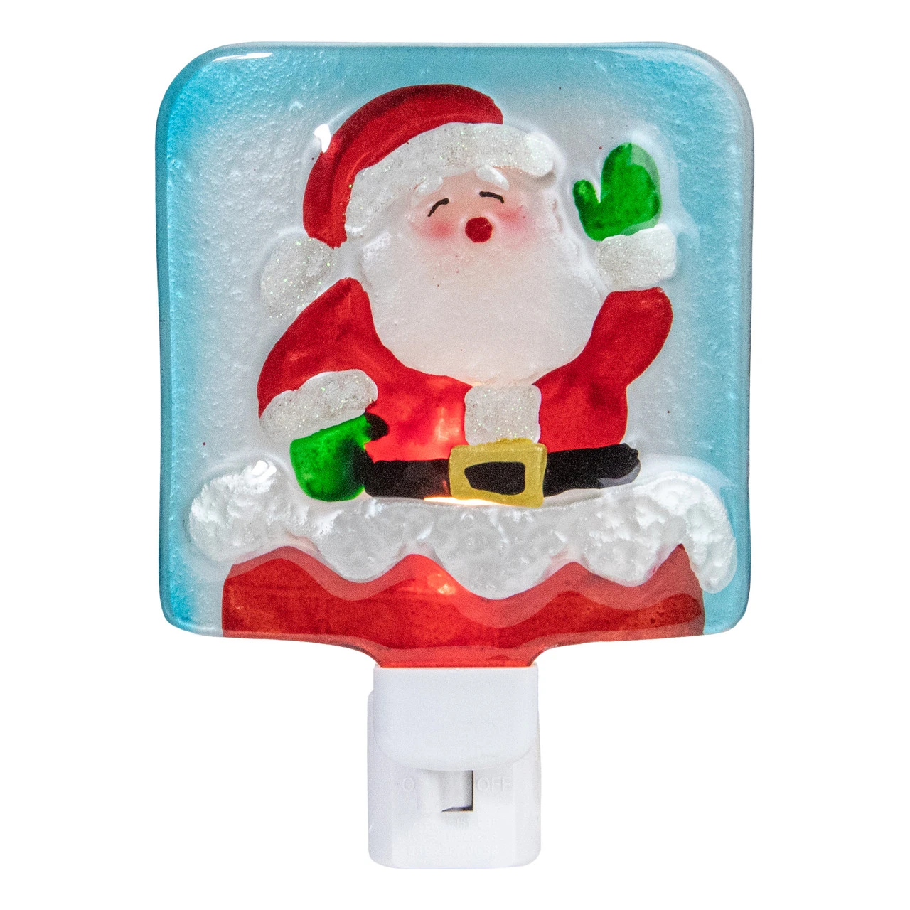 6" Red And White Santa Claus Christmas Night Light 3 6" Red And White Santa Claus Christmas Night Light