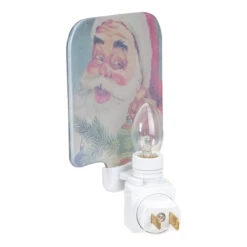 4" Red And Blue Santa Glass Christmas Night Light 9 4" Red And Blue Santa Glass Christmas Night Light -Christmas Decoration Store northlight tn91446 3 16521.1667509729