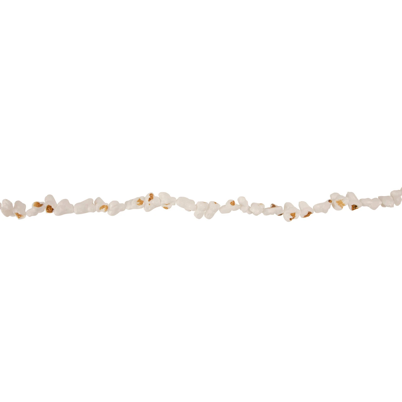9' Traditional Faux Popcorn Christmas Garland, Unlit 5 9' Traditional Faux Popcorn Christmas Garland, Unlit - Image 3
