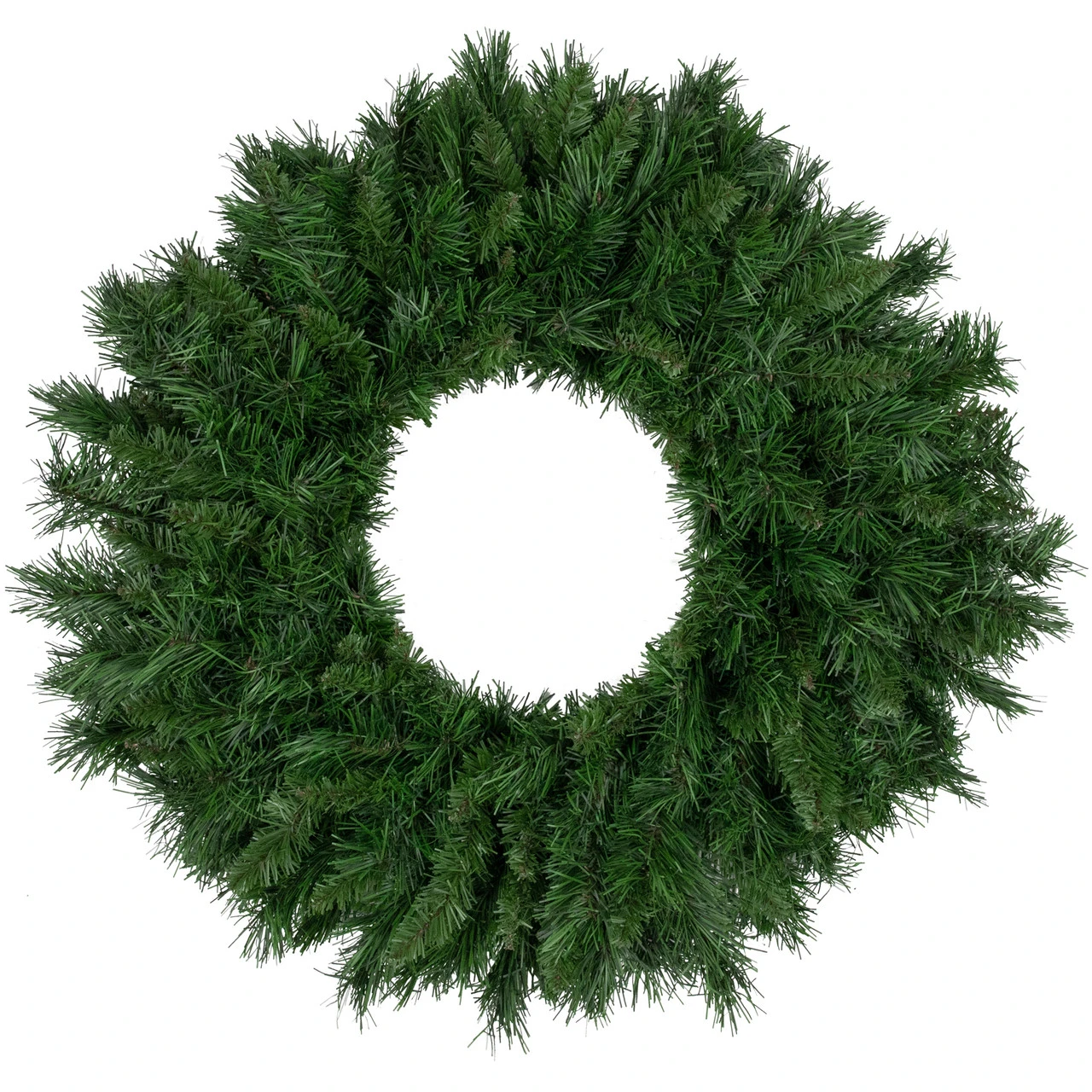 Lush Mixed Pine Artificial Christmas Wreath, 24-Inch, Unlit 3 Lush Mixed Pine Artificial Christmas Wreath, 24-Inch, Unlit