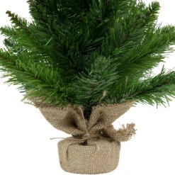 24" Mini Balsam Pine Artificial Christmas Tree In Burlap Base, Unlit 13 24" Mini Balsam Pine Artificial Christmas Tree In Burlap Base, Unlit -Christmas Decoration Store northlight v03994 4 updated2022 04131.1667488328