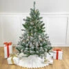 4.5' Pre-Lit Full Flocked Natural Emerald Artificial Christmas Tree - Warm Clear Lights 2 4.5' Pre-Lit Full Flocked Natural Emerald Artificial Christmas Tree - Warm Clear Lights -Christmas Decoration Store northlight v04016 20109.1667578383