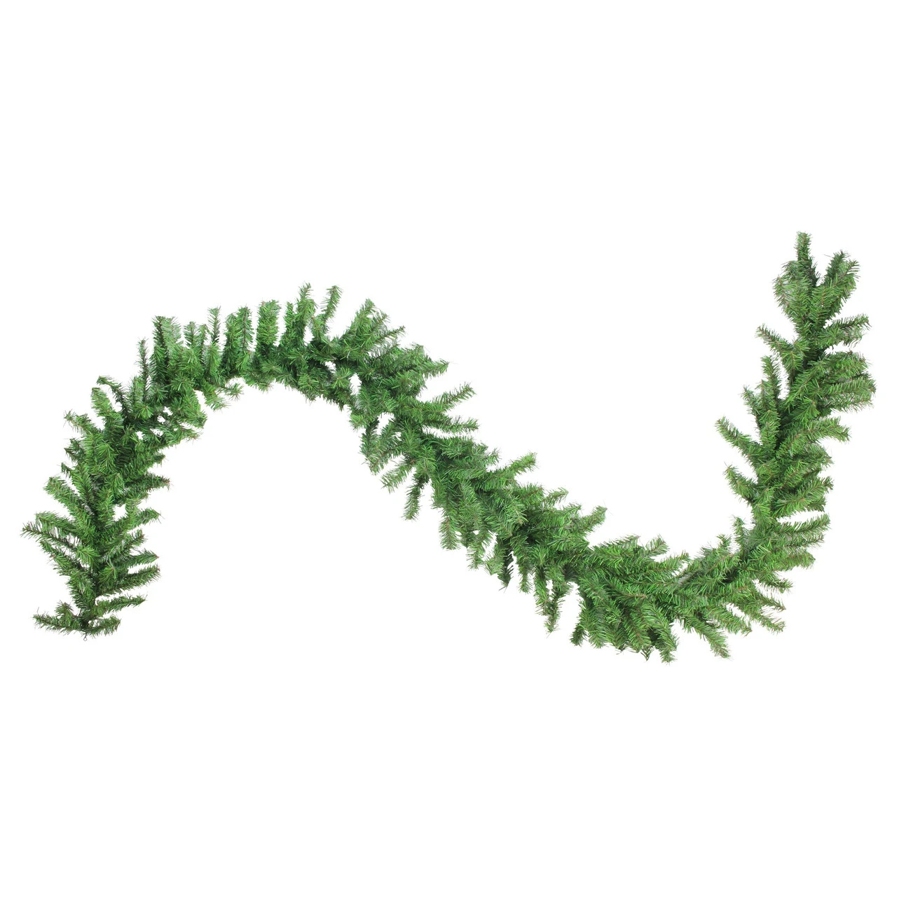 100' X 12" Green Canadian Pine Commercial Length Artificial Christmas Garland, Unlit 5 100' X 12" Green Canadian Pine Commercial Length Artificial Christmas Garland, Unlit - Image 3
