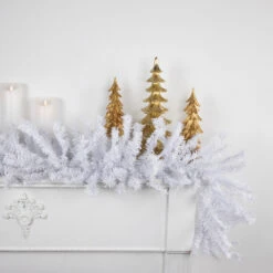 9' X 14" White Canadian Pine Artificial Christmas Garland, Unlit 10 9' X 14" White Canadian Pine Artificial Christmas Garland, Unlit -Christmas Decoration Store northlight v04263 2 styled 85206.1676305402