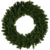 Pre-LitLED Canadian Pine Artificial Christmas Wreath, 30-Inch, Multicolor Lights
