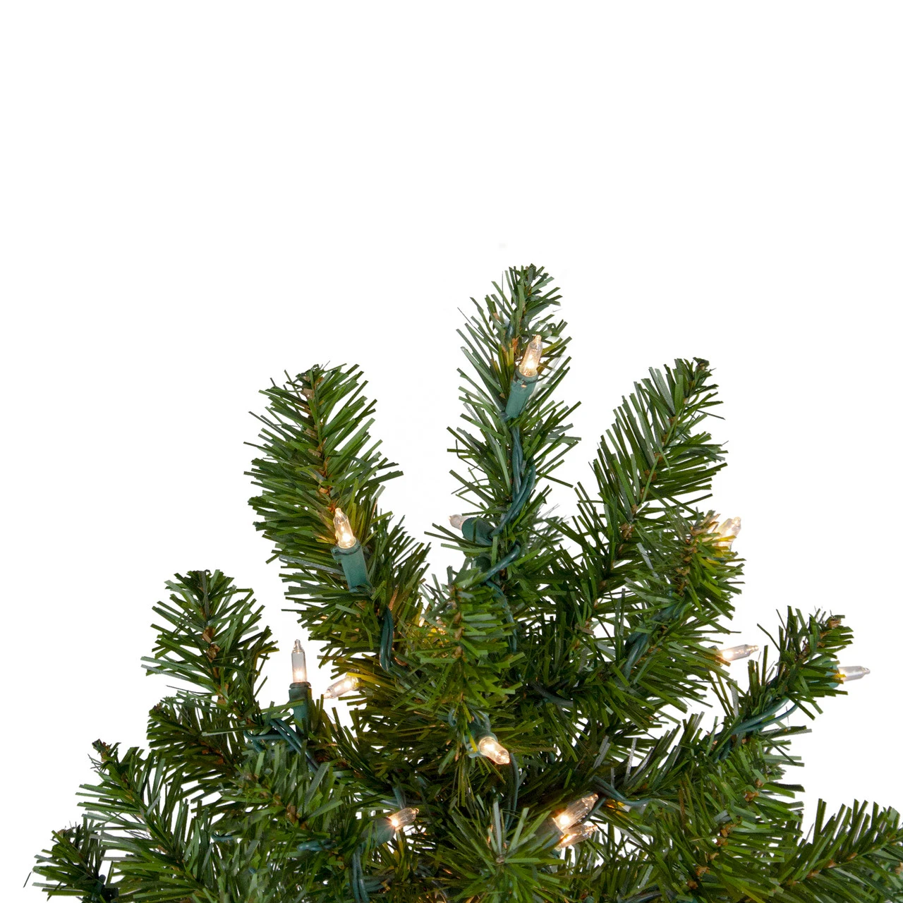 3' Pre-Lit Full Canadian Pine Artificial Christmas Tree - Clear Lights 6 3' Pre-Lit Full Canadian Pine Artificial Christmas Tree - Clear Lights - Image 4