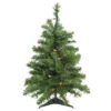 2' Pre-Lit Medium Canadian Pine Artificial Christmas Tree- Multi Lights, Green Wire 2 2' Pre-Lit Medium Canadian Pine Artificial Christmas Tree- Multi Lights, Green Wire -Christmas Decoration Store northlight v15849 1updated 17717.1684521322