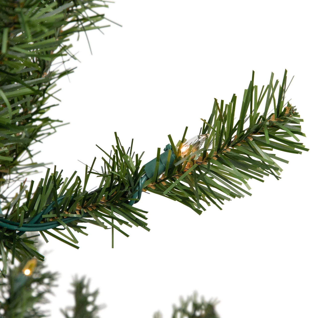 3' Pre-Lit Medium Canadian Pine Artificial Christmas Tree, Multicolor Lights 4 3' Pre-Lit Medium Canadian Pine Artificial Christmas Tree, Multicolor Lights - Image 2