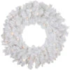 Pre-Lit Snow White Artificial Christmas Wreath, 24-Inch, Clear Lights 2 Pre-Lit Snow White Artificial Christmas Wreath, 24-Inch, Clear Lights -Christmas Decoration Store northlight v15860 15704.1682447040