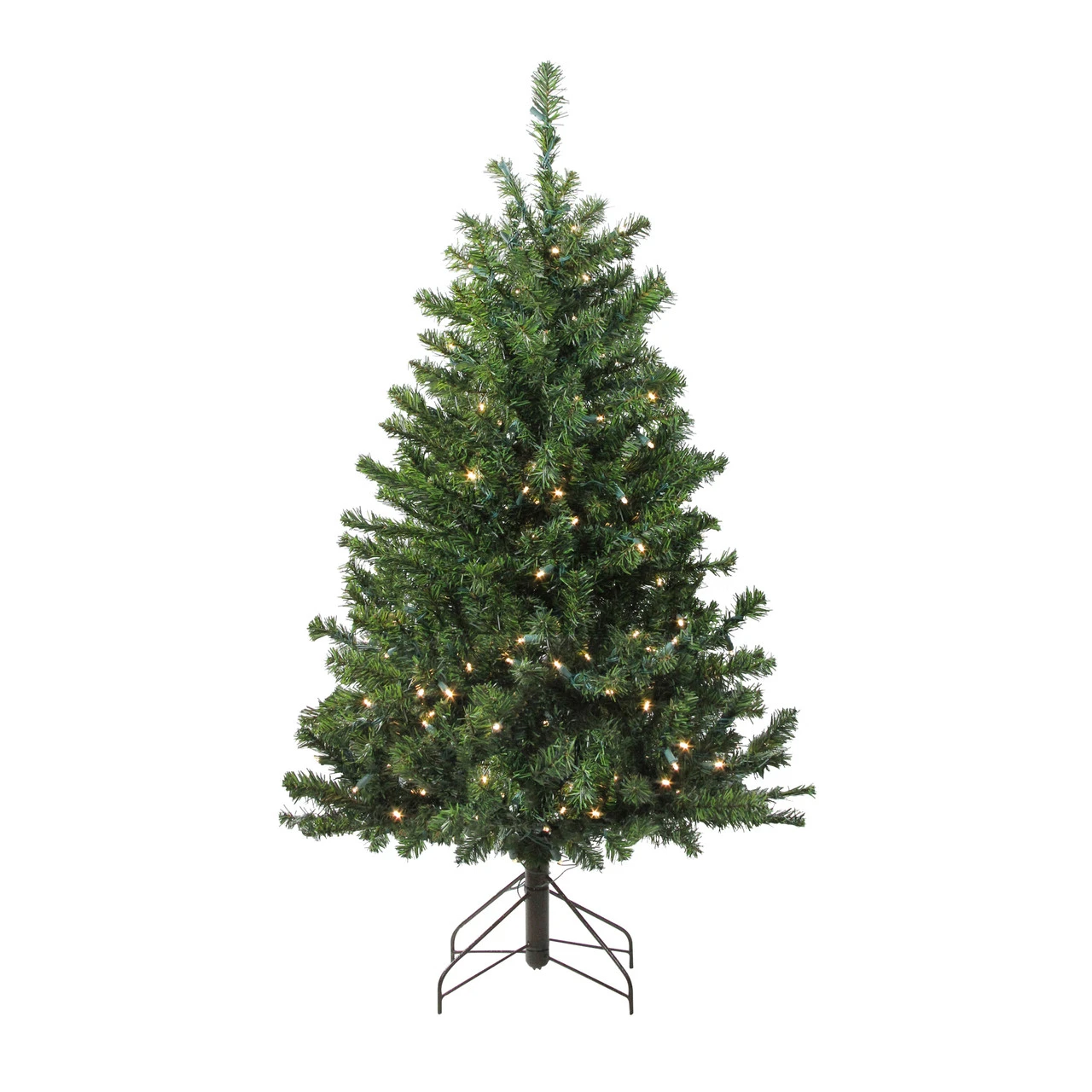 4' Pre-Lit Medium Canadian Pine Artificial Christmas Tree - Candlelight LED Lights 3 4' Pre-Lit Medium Canadian Pine Artificial Christmas Tree - Candlelight LED Lights