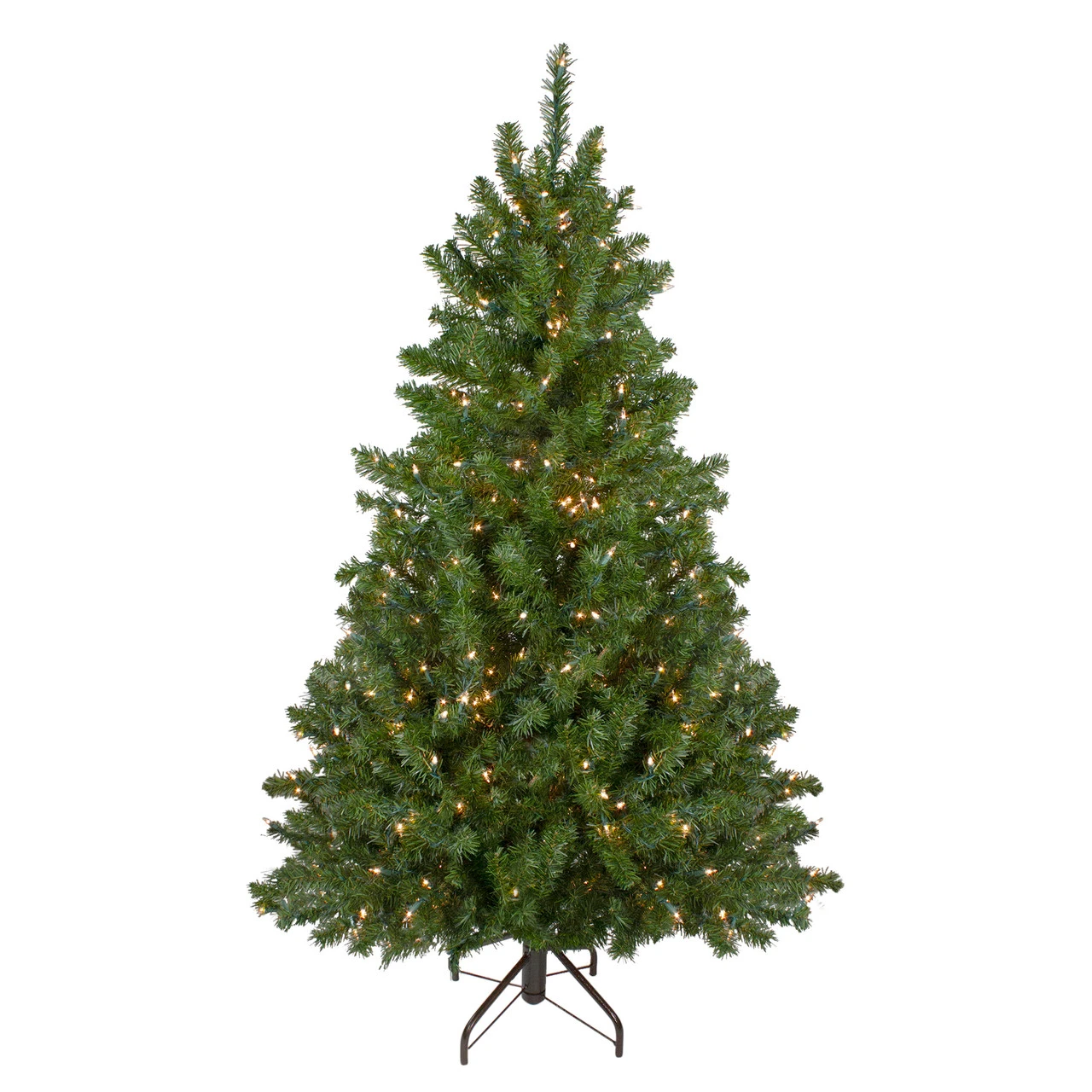 6' Pre-Lit Medium Canadian Pine Artificial Christmas Tree, Clear Lights 3 6' Pre-Lit Medium Canadian Pine Artificial Christmas Tree, Clear Lights