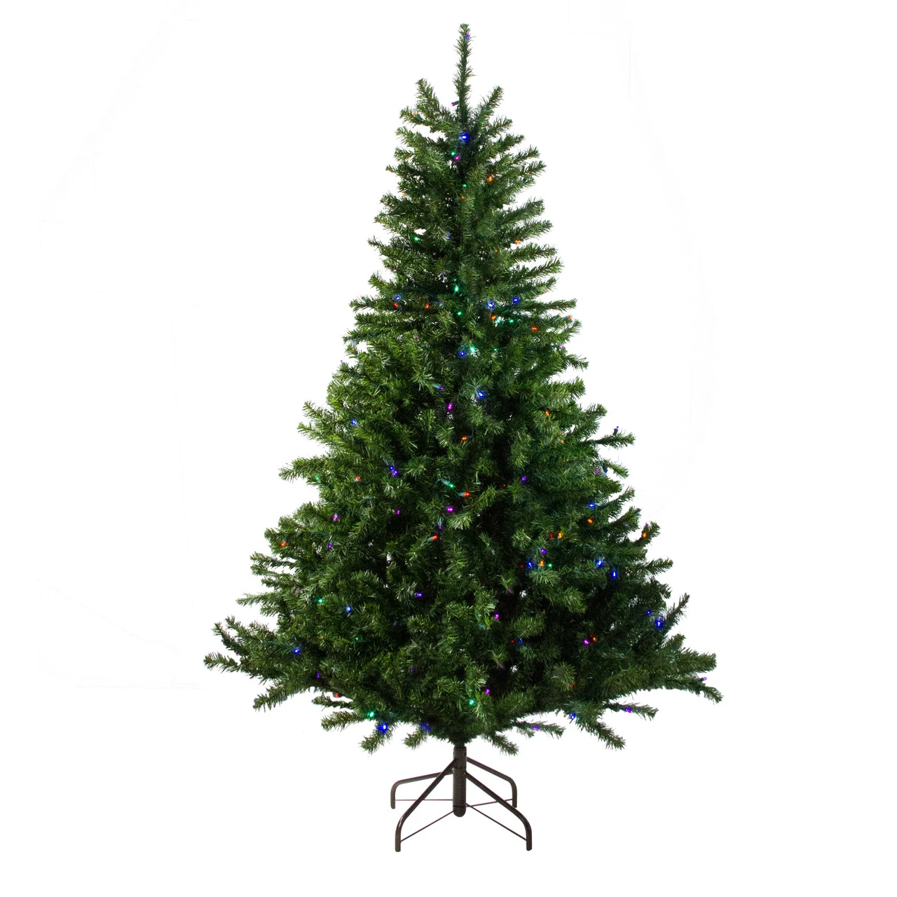 10' Pre-Lit Medium Canadian Pine Artificial Christmas Tree - Multicolor LED Lights 3 10' Pre-Lit Medium Canadian Pine Artificial Christmas Tree - Multicolor LED Lights