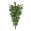 30" Pre-Lit Canadian Pine Artificial Christmas Teardrop Door Swag - Clear Lights