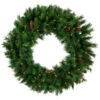 48" Pre-Lit Royal Oregon Pine Artificial Christmas Wreath - Clear Lights