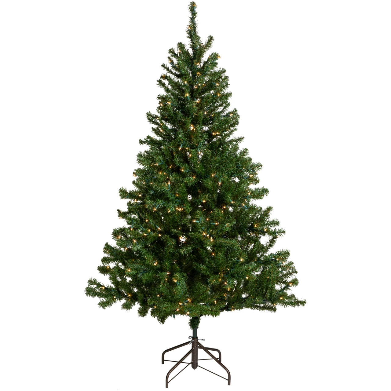 6' Pre-Lit Medium Balsam Pine Artificial Christmas Tree, Clear Lights 3 6' Pre-Lit Medium Balsam Pine Artificial Christmas Tree, Clear Lights
