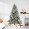 6' Pre-Lit Medium Flocked Balsam Pine Artificial Christmas Tree - Clear Lights 1 6' Pre-Lit Medium Flocked Balsam Pine Artificial Christmas Tree - Clear Lights -Christmas Decoration Store northlight v15957 new 98422.1667663011