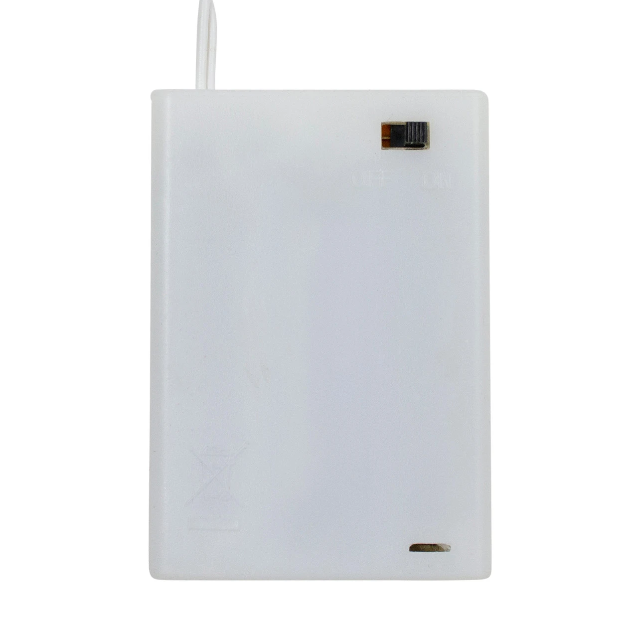 30" Pre-Lit LED Snow White Christmas Wreath - Multicolor Lights 5 30" Pre-Lit LED Snow White Christmas Wreath - Multicolor Lights - Image 3