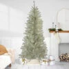 9' Metallic Platinum Artificial Tinsel Christmas Tree - Unlit -Christmas Decoration Store northlight v27311 62458.1682520510