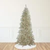 9' Pre-Lit Metallic Platinum Artificial Tinsel Christmas Tree - Clear Lights 2 9' Pre-Lit Metallic Platinum Artificial Tinsel Christmas Tree - Clear Lights -Christmas Decoration Store northlight v27312 34186.1682519899