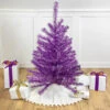 3' Metallic Purple Tinsel Artificial Christmas Tree - Unlit 2 3' Metallic Purple Tinsel Artificial Christmas Tree - Unlit -Christmas Decoration Store northlight v27321 42301.1667573621