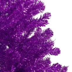 4.5' Metallic Purple Tinsel Artificial Christmas Tree -Unlit 10 4.5' Metallic Purple Tinsel Artificial Christmas Tree -Unlit -Christmas Decoration Store northlight v27322 1 45656.1667530625