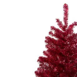 3' Metallic Crimson Tinsel Artificial Christmas Tree - Unlit 10 3' Metallic Crimson Tinsel Artificial Christmas Tree - Unlit -Christmas Decoration Store northlight v27325 1 59281.1682534560
