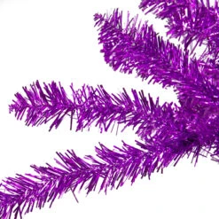 4.5' Metallic Purple Tinsel Artificial Christmas Tree -Unlit 11 4.5' Metallic Purple Tinsel Artificial Christmas Tree -Unlit -Christmas Decoration Store northlight v27331 4 68106.1667530625