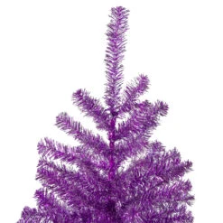 3' Metallic Purple Tinsel Artificial Christmas Tree - Unlit 11 3' Metallic Purple Tinsel Artificial Christmas Tree - Unlit -Christmas Decoration Store northlight v27331 4 89900.1667573622