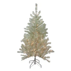 4.5' Soft Metallic Champagne Artificial Tinsel Christmas Tree - Clear Lights 9 4.5' Soft Metallic Champagne Artificial Tinsel Christmas Tree - Clear Lights -Christmas Decoration Store northlight v27334 3 59435.1684855843