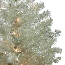4.5' Soft Metallic Champagne Artificial Tinsel Christmas Tree - Clear Lights 10 4.5' Soft Metallic Champagne Artificial Tinsel Christmas Tree - Clear Lights -Christmas Decoration Store northlight v27339 1 16870.1684855843