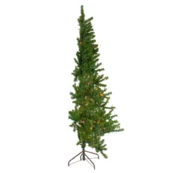 6.5' Pre-Lit Canadian Pine Slim Artificial Christmas Wall Tree - Multicolor Lights 10 6.5' Pre-Lit Canadian Pine Slim Artificial Christmas Wall Tree - Multicolor Lights -Christmas Decoration Store northlight v27344 1 93522.1667530636