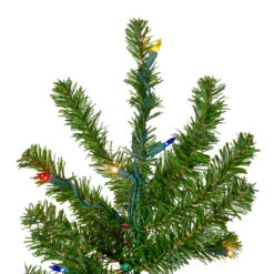 6.5' Pre-Lit Canadian Pine Slim Artificial Christmas Wall Tree - Multicolor Lights 11 6.5' Pre-Lit Canadian Pine Slim Artificial Christmas Wall Tree - Multicolor Lights -Christmas Decoration Store northlight v27344 2 58603.1667530637