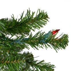 6.5' Pre-Lit Canadian Pine Artificial Pencil Christmas Tree - Multi Lights -Christmas Decoration Store northlight v27348 3 45138.1667659715