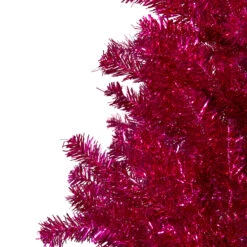 4.5" Metallic Pink Tinsel Artificial Christmas Tree - Unlit 8 4.5" Metallic Pink Tinsel Artificial Christmas Tree - Unlit -Christmas Decoration Store northlight v27357 1 69995.1667530605