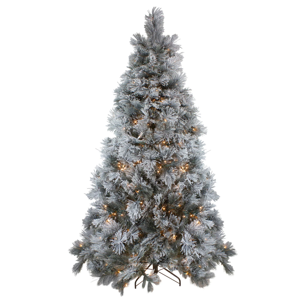 7.5' Pre-Lit Full Black Spruce Artificial Christmas Tree - Clear LED Lights 4 7.5' Pre-Lit Full Black Spruce Artificial Christmas Tree - Clear LED Lights - Image 2
