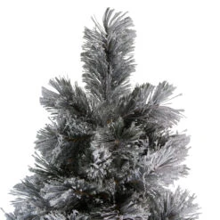 7.5' Flocked Black Spruce Artificial Christmas Tree - Unlit 10 7.5' Flocked Black Spruce Artificial Christmas Tree - Unlit -Christmas Decoration Store northlight v27371 1 69824.1667491075