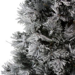 7.5' Flocked Black Spruce Artificial Christmas Tree - Unlit 9 7.5' Flocked Black Spruce Artificial Christmas Tree - Unlit -Christmas Decoration Store northlight v27371 2 25764.1667491074