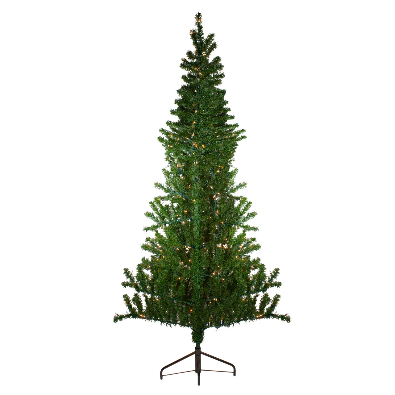6.5' Pre-Lit Canadian Pine Slim Artificial Christmas Wall Tree - Clear Lights 9 6.5' Pre-Lit Canadian Pine Slim Artificial Christmas Wall Tree - Clear Lights - Image 7