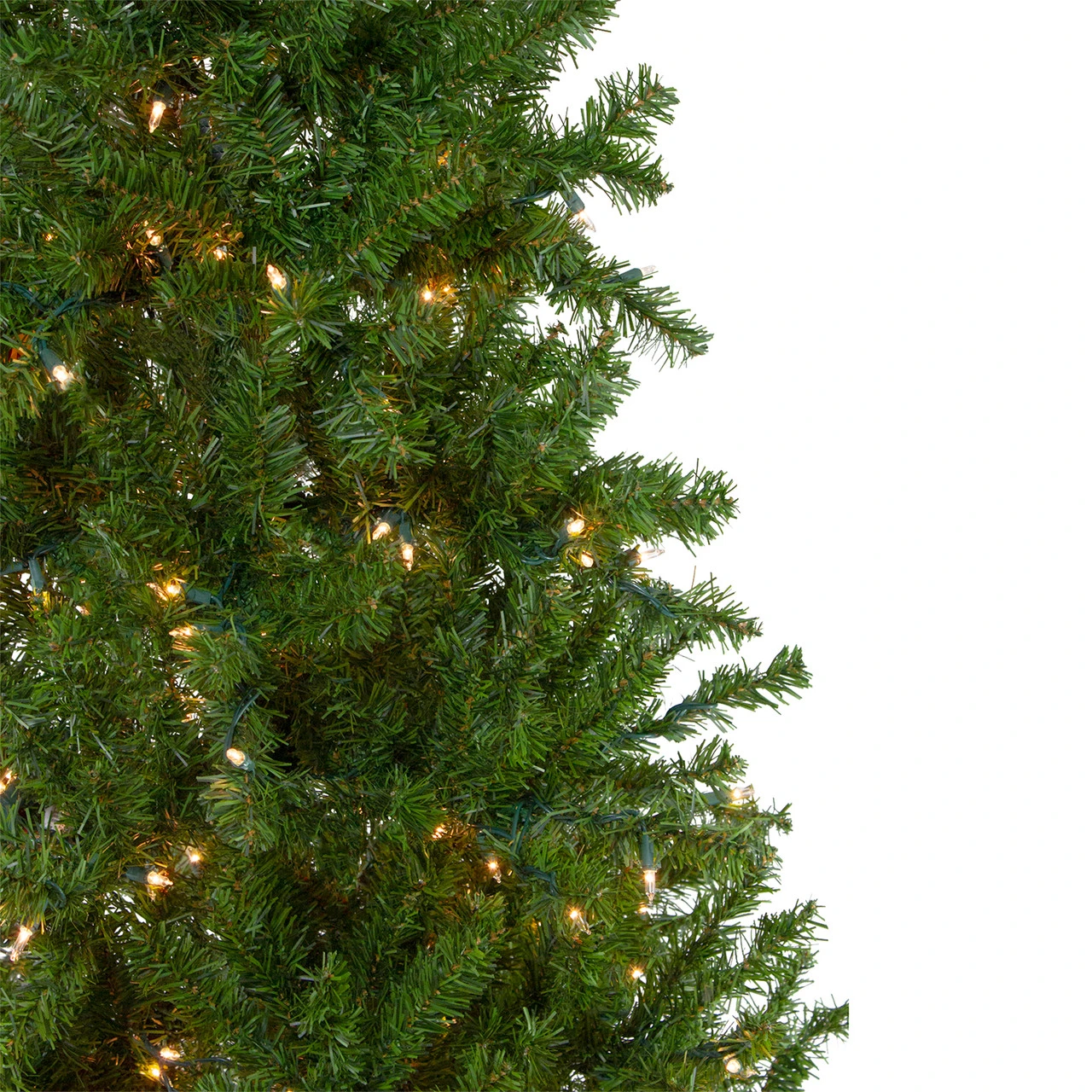 6.5' Pre-Lit Canadian Pine Artificial Pencil Christmas Tree - Clear Lights 5 6.5' Pre-Lit Canadian Pine Artificial Pencil Christmas Tree - Clear Lights - Image 3