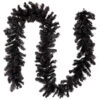 9' X 10" Black Colorado Spruce Artificial Halloween Garland - Unlit 2 9' X 10" Black Colorado Spruce Artificial Halloween Garland - Unlit -Christmas Decoration Store northlight v87069 09424.1667580453