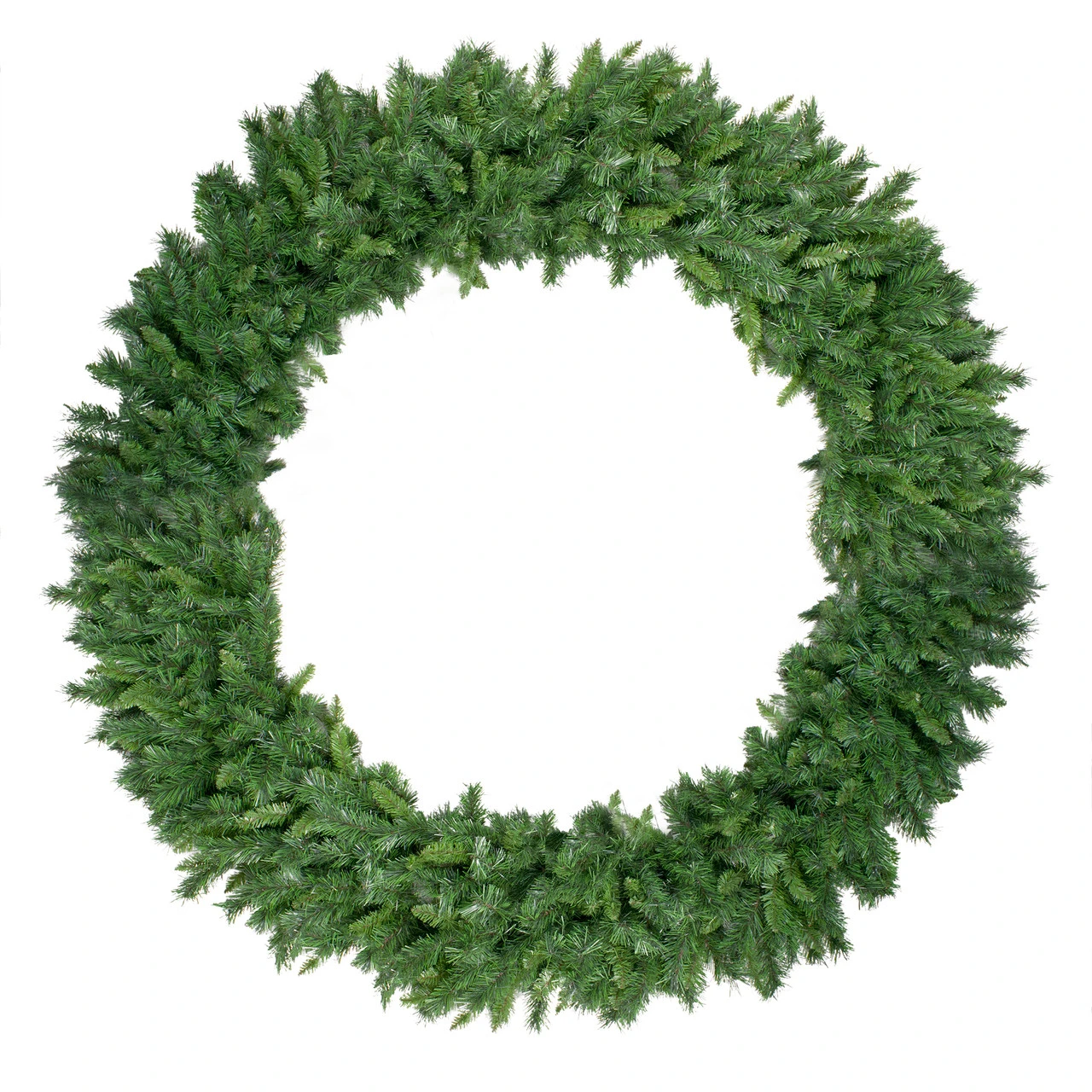 Green Lush Mixed Pine Artificial Christmas Wreath - 72-Inch, Unlit 3 Green Lush Mixed Pine Artificial Christmas Wreath - 72-Inch, Unlit