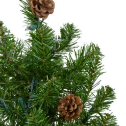 3' Pre-Lit Canadian Pine With Pine Cones Artificial Christmas Tree - Clear Lights 9 3' Pre-Lit Canadian Pine With Pine Cones Artificial Christmas Tree - Clear Lights -Christmas Decoration Store northlight v90256 2 12201.1667529910