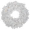 Pre-Lit White Alaskan Pine Artificial Christmas Wreath, 24-Inch, Warm White LED Lights 2 Pre-Lit White Alaskan Pine Artificial Christmas Wreath, 24-Inch, Warm White LED Lights -Christmas Decoration Store northlight v94181 1new2023 98824.1675807713