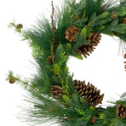28" Long Needle And Pine Cones Artificial Christmas Wreath - Unlit -Christmas Decoration Store northlight vm26526 1 94260.1667491062