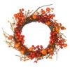 Red And Orange Fall Berry And Mini Pumpkin Artificial Thanksgiving Wreath - 20-Inch, Unlit -Christmas Decoration Store northlight vm37834 06745.1667488396