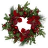 Magnolia And Red Berries Artificial Christmas Wreath - 22-Inch, Unlit 1 Magnolia And Red Berries Artificial Christmas Wreath - 22-Inch, Unlit -Christmas Decoration Store northlight vm89233 updated 28920.1669907717