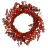 Red Berries Artificial Christmas Wreath - 24-Inch, Unlit 1 Red Berries Artificial Christmas Wreath - 24-Inch, Unlit -Christmas Decoration Store northlight vm89286 62371.1667530460