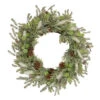 Frosted Pine And Pinecone Christmas Wreath, 30-Inch, Unlit 2 Frosted Pine And Pinecone Christmas Wreath, 30-Inch, Unlit -Christmas Decoration Store northlight vm92763 1 36353.1667554477