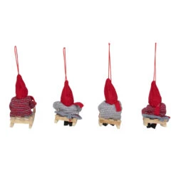 Set Of 4 Holiday Kids On Sleds Christmas Ornaments 4" 9 Set Of 4 Holiday Kids On Sleds Christmas Ornaments 4" -Christmas Decoration Store northlight wu86327 2 37628.1667656712